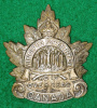34-9, Winnipeg Forestry Corps Officer's Silvered Cap Badge   